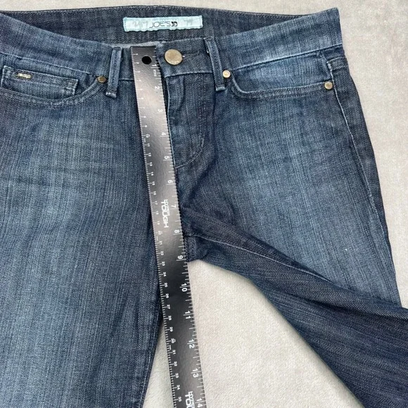 Joe's Provocateur Jeans Womens 27 Blue Dark Wash Relaxed Stretch Rainbow Bootcut - Picture 12 of 15